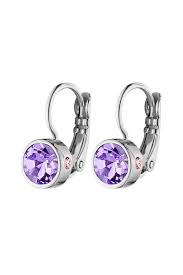 MADU SS VIOLET Earrings Silver in der Gruppe Ohrringe / Silberohrringe  bei SCANDINAVIAN JEWELRY DESIGN (420013)
