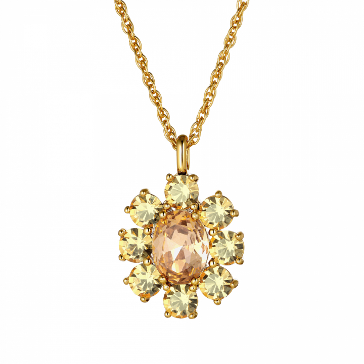 CLAUDIA Halsketten in der Gruppe Halsketten / Goldhalsketten bei SCANDINAVIAN JEWELRY DESIGN (420047)