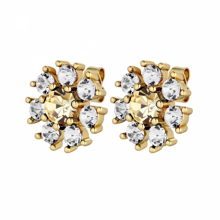Product Image for DYRBERG/KERN AUDE Gold GOLDEN / CRYSTAL Ohrring