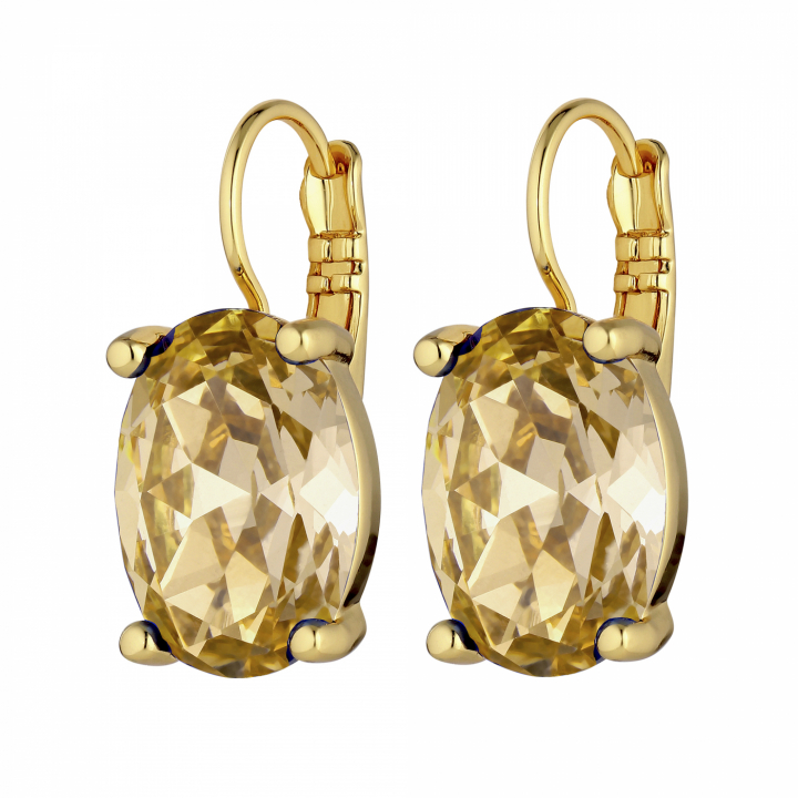 CHANTAL Gold GOLDEN Ohrring in der Gruppe Ohrringe / Goldohrringe bei SCANDINAVIAN JEWELRY DESIGN (430083)