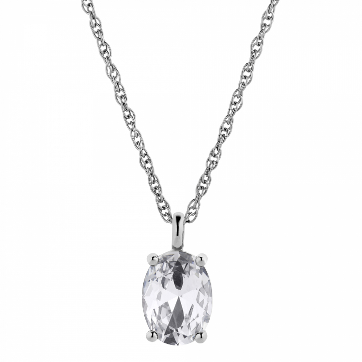 Product Image for DYRBERG/KERN BARGA Silber CRYSTAL Halsketten