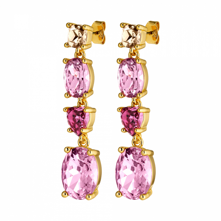 CARMEN Gold ROSE in der Gruppe Ohrringe / Goldohrringe bei SCANDINAVIAN JEWELRY DESIGN (440018)