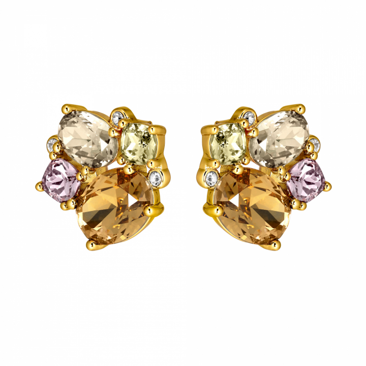 EMMA Gold GOLDEN in der Gruppe Ohrringe / Goldohrringe bei SCANDINAVIAN JEWELRY DESIGN (440058)