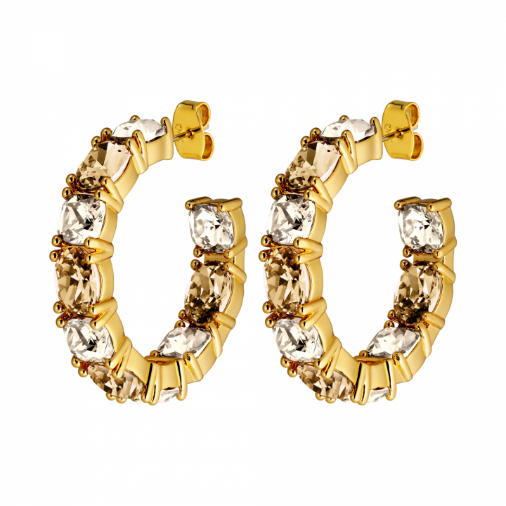 GRETIA Gold GOLDEN in der Gruppe Ohrringe / Goldohrringe bei SCANDINAVIAN JEWELRY DESIGN (440070)