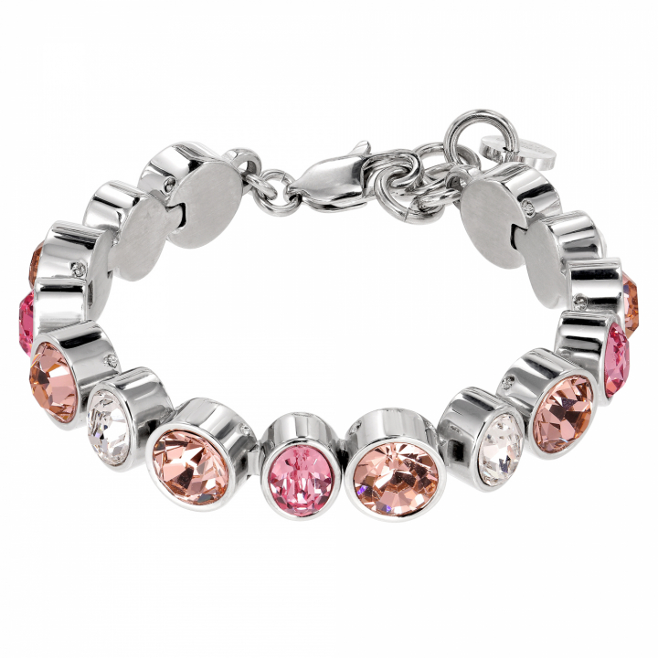 ELAINE Silber LIGHT ROSE in der Gruppe Armbänder / Silberarmbänder bei SCANDINAVIAN JEWELRY DESIGN (440124)