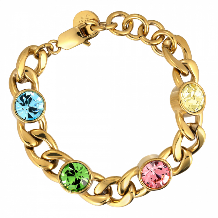 ARIANE Gold PASTEL MULTI in der Gruppe Armbänder / Goldarmbänder bei SCANDINAVIAN JEWELRY DESIGN (440151)