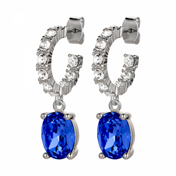 BARBARA Silber SAPPHIRE in der Gruppe Ohrringe / Silberohrringe  bei SCANDINAVIAN JEWELRY DESIGN (440168)