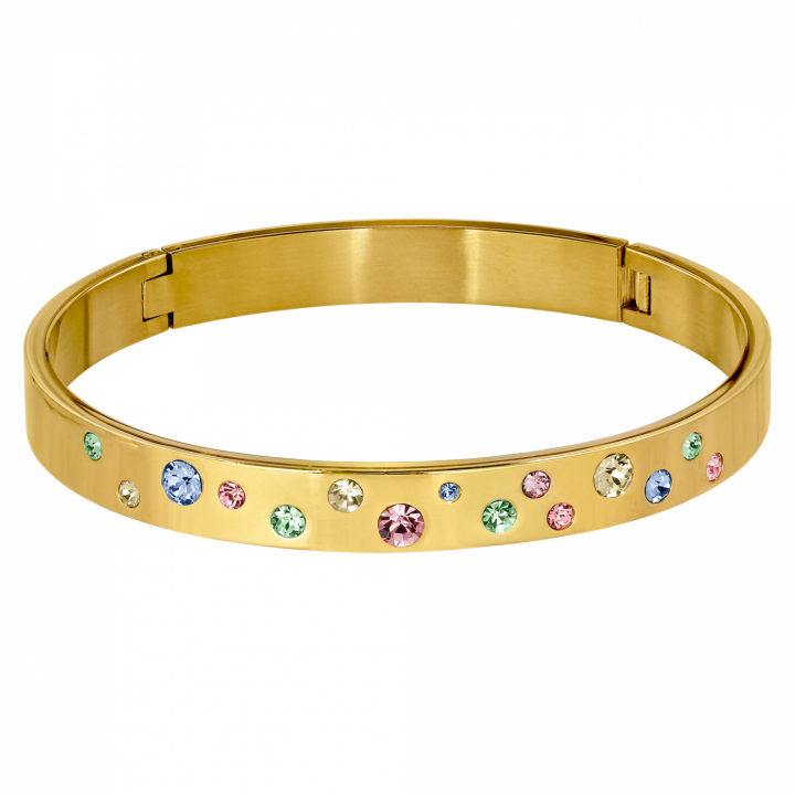 CLARE I Gold PASTEL MULTI in der Gruppe Armbänder / Goldarmbänder bei SCANDINAVIAN JEWELRY DESIGN (440198)