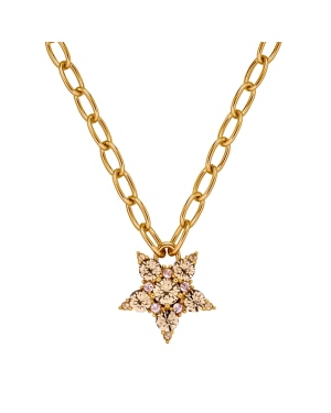 SAGITTA SG GOLDEN Necklace Gold in der Gruppe Halsketten / Goldhalsketten bei SCANDINAVIAN JEWELRY DESIGN (450049)