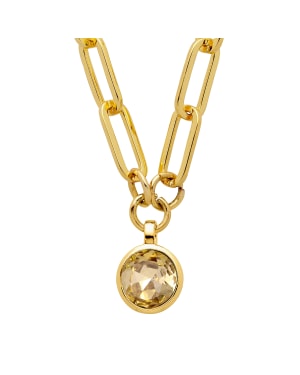 LISANNA SG GOLDEN Necklace Gold in der Gruppe Halsketten / Goldhalsketten bei SCANDINAVIAN JEWELRY DESIGN (450090)