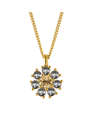 DELISE SG GREY /GOLDEN Necklace Gold in der Gruppe Halsketten / Goldhalsketten bei SCANDINAVIAN JEWELRY DESIGN (450102)