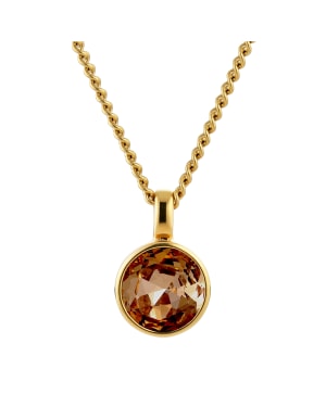 ETTE SG BROWN Necklace Gold in der Gruppe Halsketten / Goldhalsketten bei SCANDINAVIAN JEWELRY DESIGN (450144)