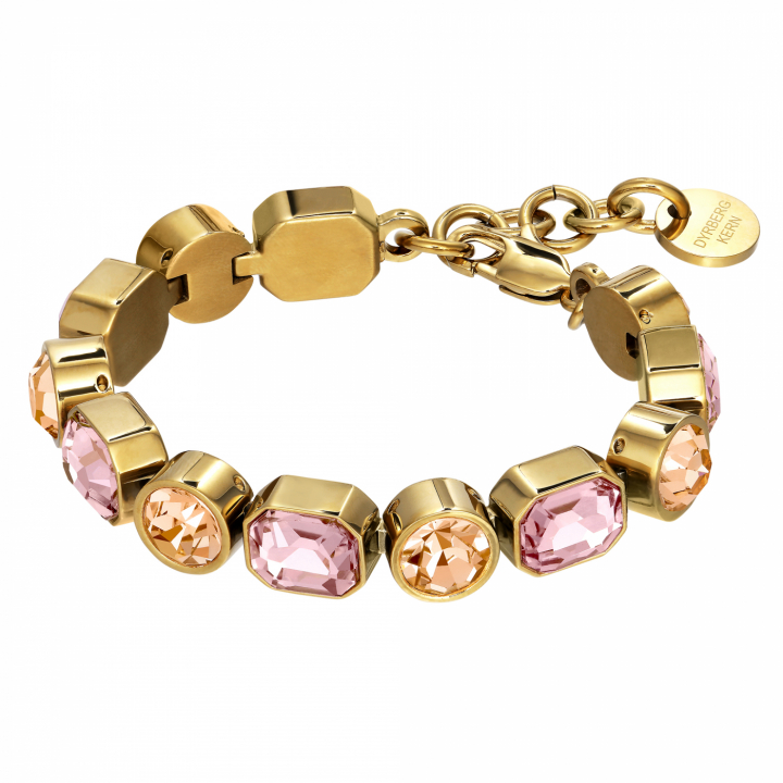 ALAYA SG LIGHT ROSE / PEACH in der Gruppe Armbänder / Goldarmbänder bei SCANDINAVIAN JEWELRY DESIGN (460030)