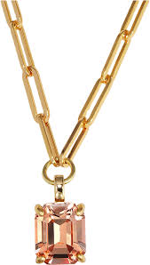 OCTA SG PEACH Necklace Gold in der Gruppe Halsketten / Goldhalsketten bei SCANDINAVIAN JEWELRY DESIGN (460530)