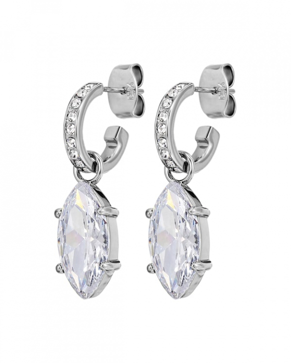JUNIPE SS CRYSTAL EARRINGS SILVER in der Gruppe Ohrringe / Silberohrringe  bei SCANDINAVIAN JEWELRY DESIGN (470003)
