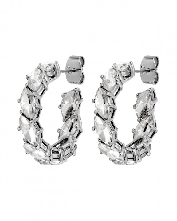TAMARIN SS CRYSTAL EARRINGS SILVER in der Gruppe Ohrringe / Silberohrringe  bei SCANDINAVIAN JEWELRY DESIGN (470018)