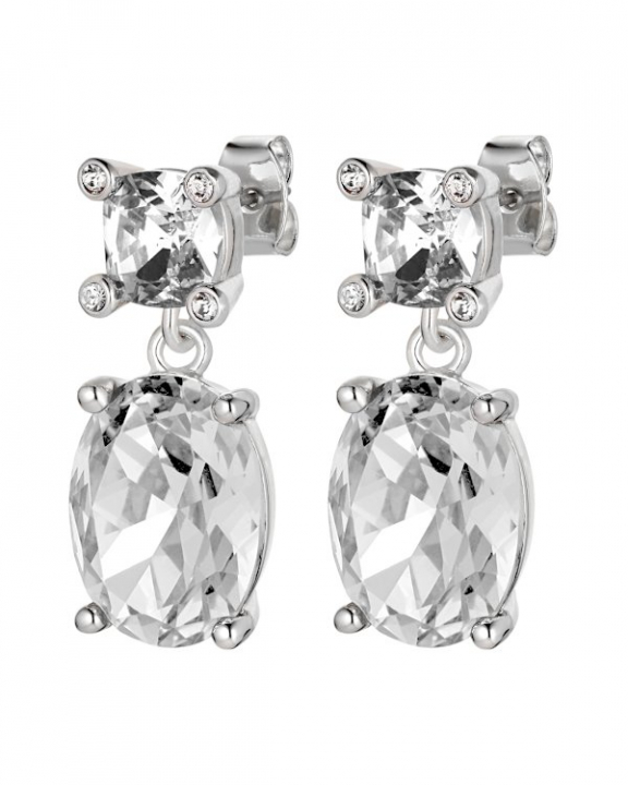 ANTONIA SS CRYSTAL EARRINGS SILVER in der Gruppe Ohrringe / Silberohrringe  bei SCANDINAVIAN JEWELRY DESIGN (470148)
