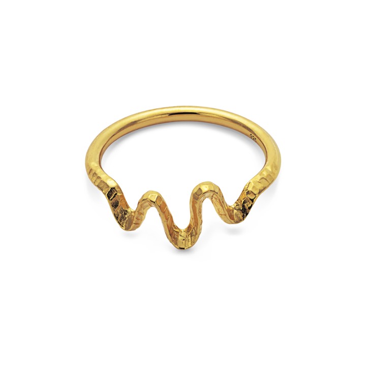 Sonar ring (Gold) in der Gruppe Ringe / Goldringe bei SCANDINAVIAN JEWELRY DESIGN (4727a)