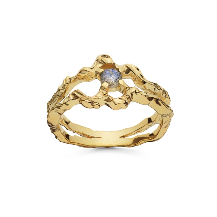 Shelly ring (Gold) in der Gruppe Ringe / Goldringe bei SCANDINAVIAN JEWELRY DESIGN (4738a)
