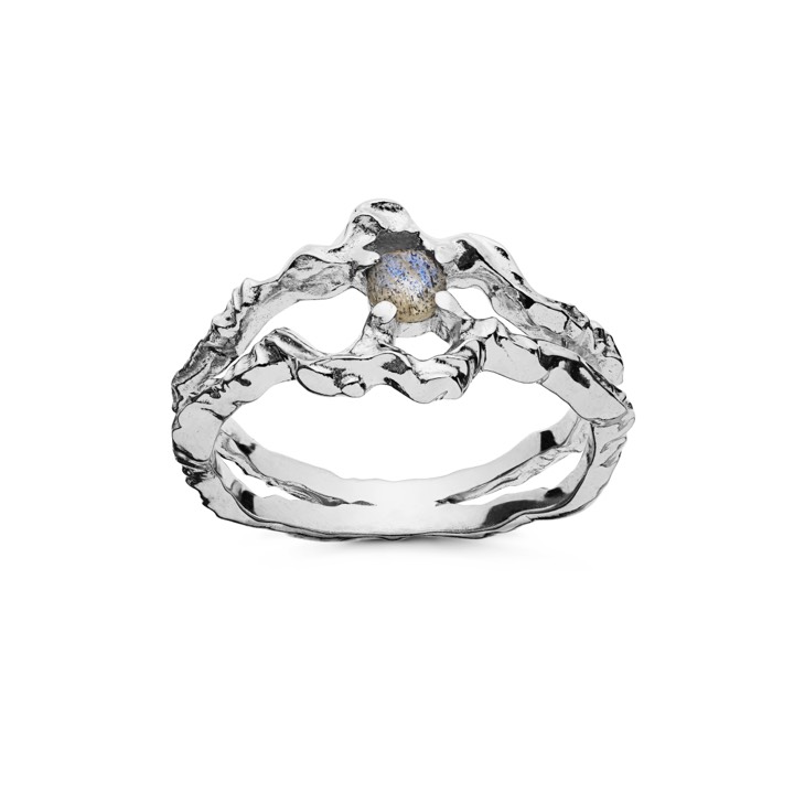 Shelly ring (Silber) in der Gruppe Ringe / Silberringe bei SCANDINAVIAN JEWELRY DESIGN (4738c)