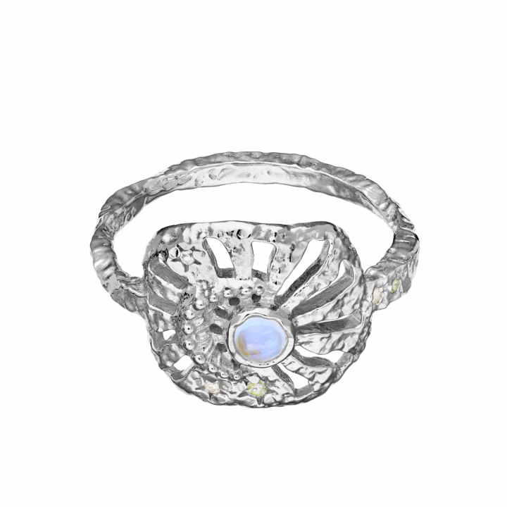 Soluna Ring Silber in der Gruppe Ringe bei SCANDINAVIAN JEWELRY DESIGN (4776C)