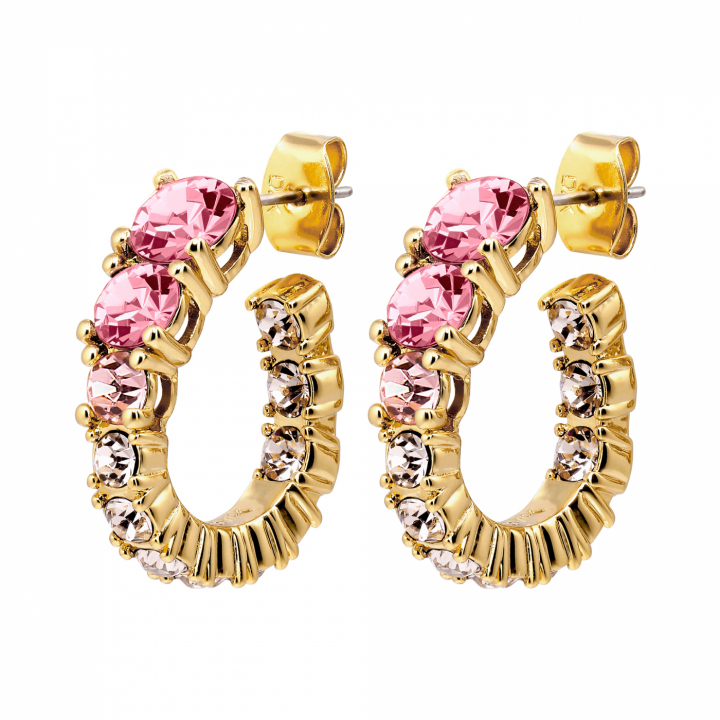 KOLOS SG ROSE Earrings Gold in der Gruppe Ohrringe / Goldohrringe bei SCANDINAVIAN JEWELRY DESIGN (480025)