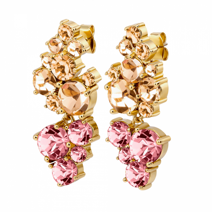 MARIGOLD SG ROSE Earrings Gold in der Gruppe Ohrringe / Goldohrringe bei SCANDINAVIAN JEWELRY DESIGN (480170)