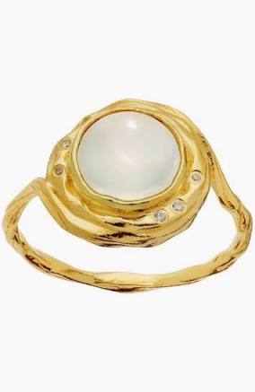 Zahra Ring Gold in der Gruppe Ringe / Goldringe bei SCANDINAVIAN JEWELRY DESIGN (4867A)