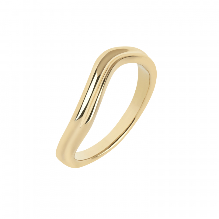 Soma Ring Goldplated Silver in der Gruppe Ringe / Goldringe bei SCANDINAVIAN JEWELRY DESIGN (500416YG)