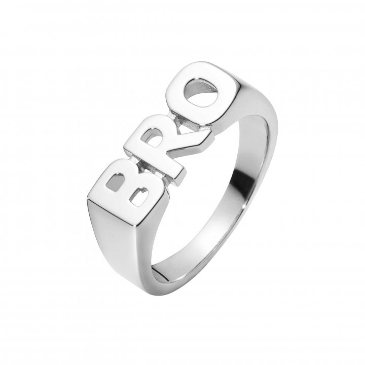 BRO Ring Silver in der Gruppe Ringe / Silberringe bei SCANDINAVIAN JEWELRY DESIGN (500463AG)