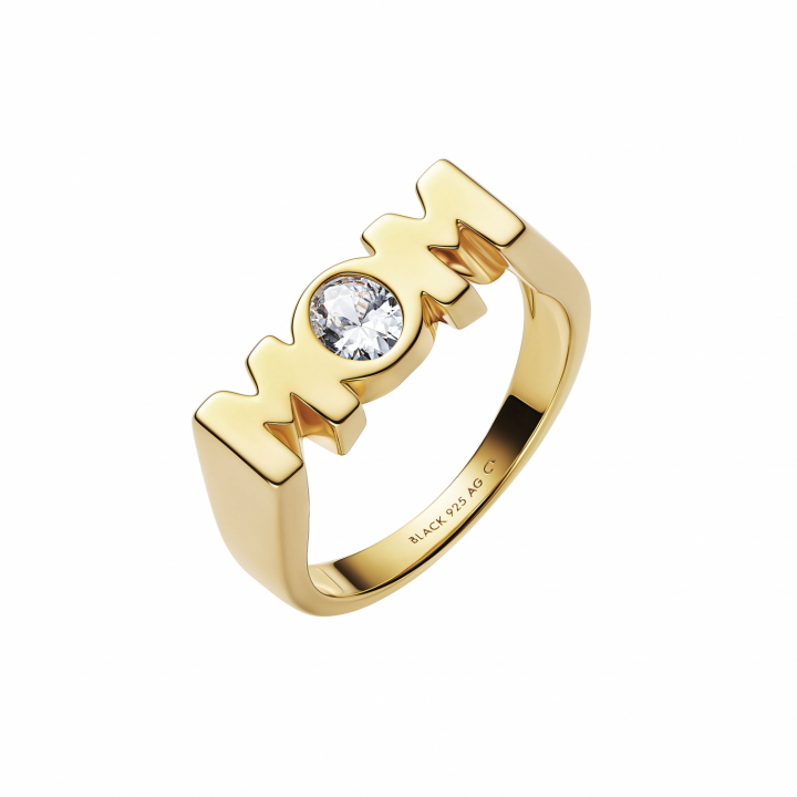 Mom Royal Ring Gold in der Gruppe Ringe / Goldringe bei SCANDINAVIAN JEWELRY DESIGN (500494YG)