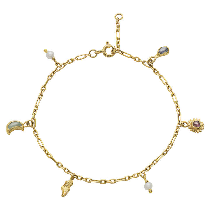 Piper Armbänder (Gold) in der Gruppe Armbänder bei SCANDINAVIAN JEWELRY DESIGN (8573a)