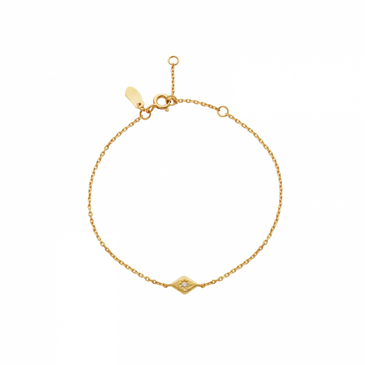 Solo Bracelet Gold in der Gruppe Armbänder / Goldarmbänder bei SCANDINAVIAN JEWELRY DESIGN (8690A)