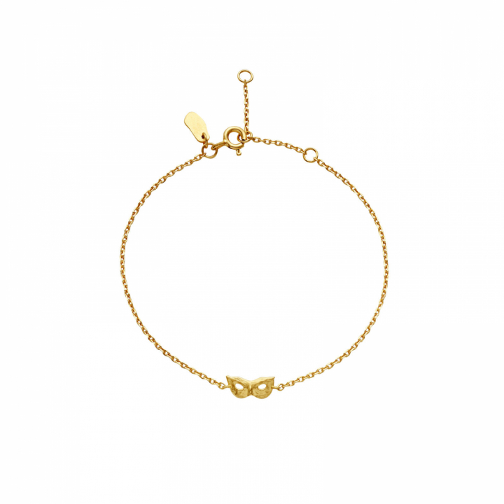 Paris Bracelet Gold in der Gruppe Armbänder / Goldarmbänder bei SCANDINAVIAN JEWELRY DESIGN (8692A)
