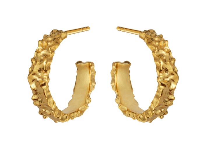 Aio Medium Ohrring (Gold) in der Gruppe Ohrringe / Goldohrringe bei SCANDINAVIAN JEWELRY DESIGN (9566a)