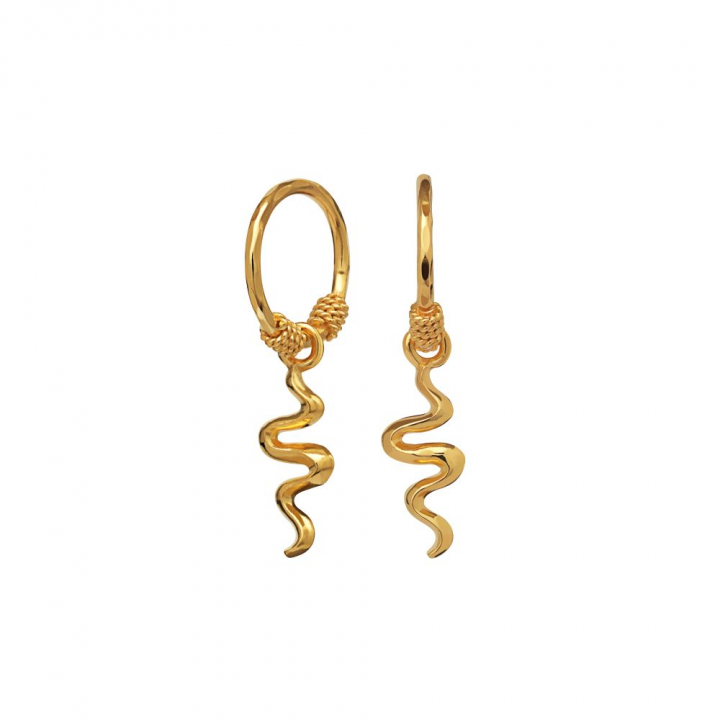 Aryah Ohrring Gold in der Gruppe Ohrringe / Goldohrringe bei SCANDINAVIAN JEWELRY DESIGN (9579A)