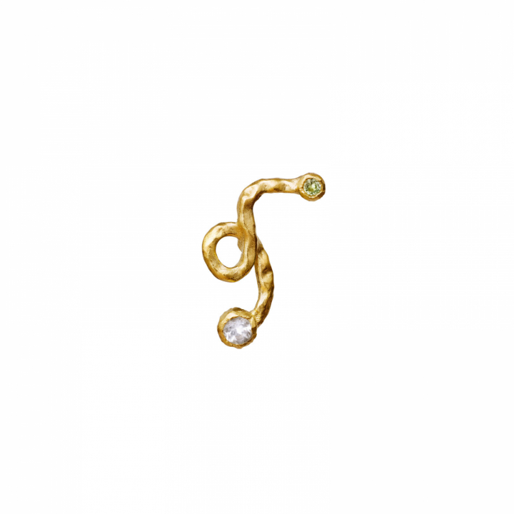 Pleiades Ohrring Gold in der Gruppe Ohrringe / Goldohrringe bei SCANDINAVIAN JEWELRY DESIGN (9795a)