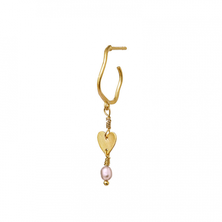 Product Image for Maanesten Heart Ohrring Gold (Single)