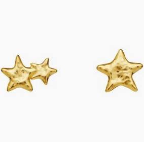 Twinkle earrings gold in der Gruppe Ohrringe / Goldohrringe bei SCANDINAVIAN JEWELRY DESIGN (9941A)