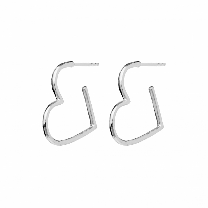 Laia Midi  earrings Silver in der Gruppe Ohrringe / Goldohrringe bei SCANDINAVIAN JEWELRY DESIGN (9962C)