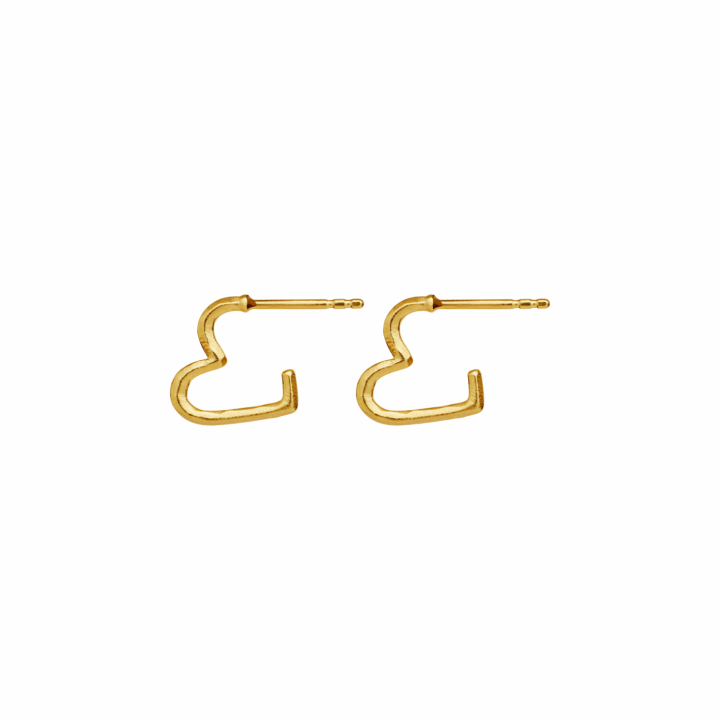 Laia Petite Earrings Gold in der Gruppe Ohrringe / Goldohrringe bei SCANDINAVIAN JEWELRY DESIGN (9963A)