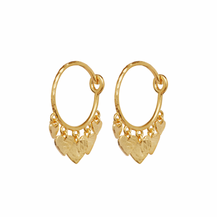 Zusa Earrings Gold in der Gruppe Ohrringe / Goldohrringe bei SCANDINAVIAN JEWELRY DESIGN (9965A)