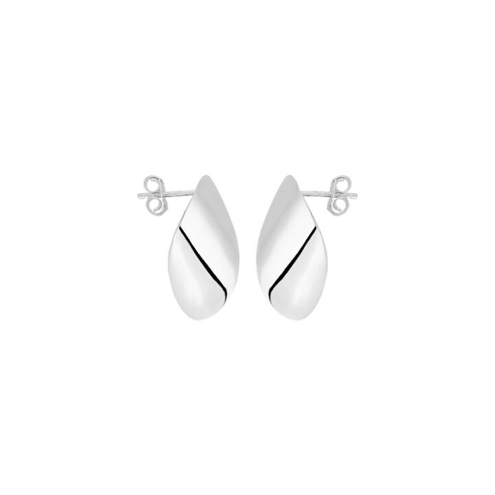 Aqua small Ohrring Silber in der Gruppe Ohrringe / Silberohrringe  bei SCANDINAVIAN JEWELRY DESIGN (AQA-E1S000-S)