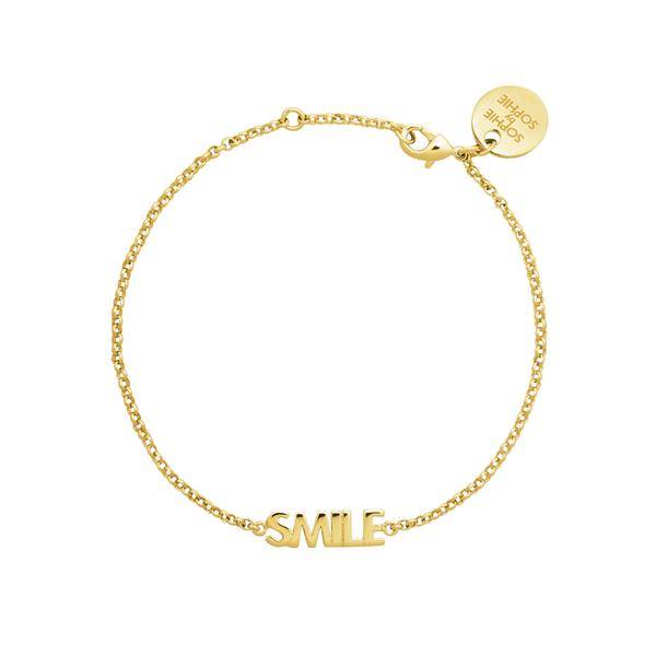 Smile Capital Armbänder (Gold) in der Gruppe Armbänder / Goldarmbänder bei SCANDINAVIAN JEWELRY DESIGN (B2107GPS0-OS)