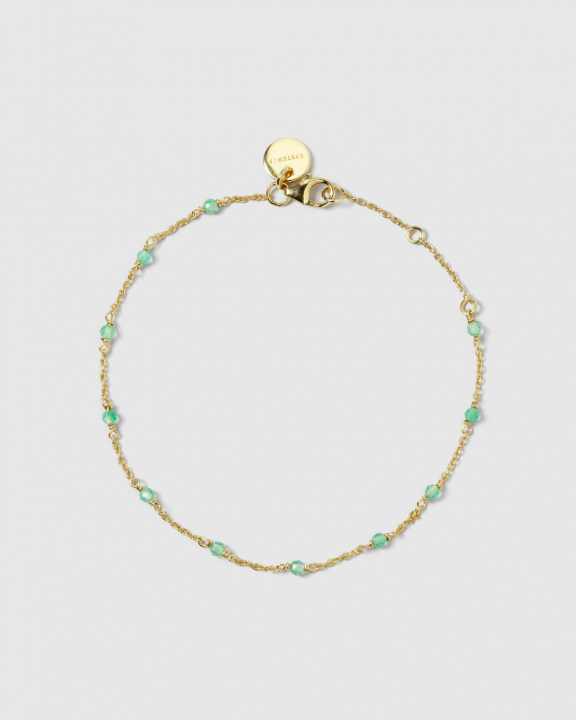 Santa Monica Bracelet Gold in der Gruppe Armbänder / Goldarmbänder bei SCANDINAVIAN JEWELRY DESIGN (BG1253GO)