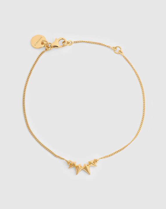 Uma Spike Armbänder Gold in der Gruppe Armbänder / Goldarmbänder bei SCANDINAVIAN JEWELRY DESIGN (BG1273)