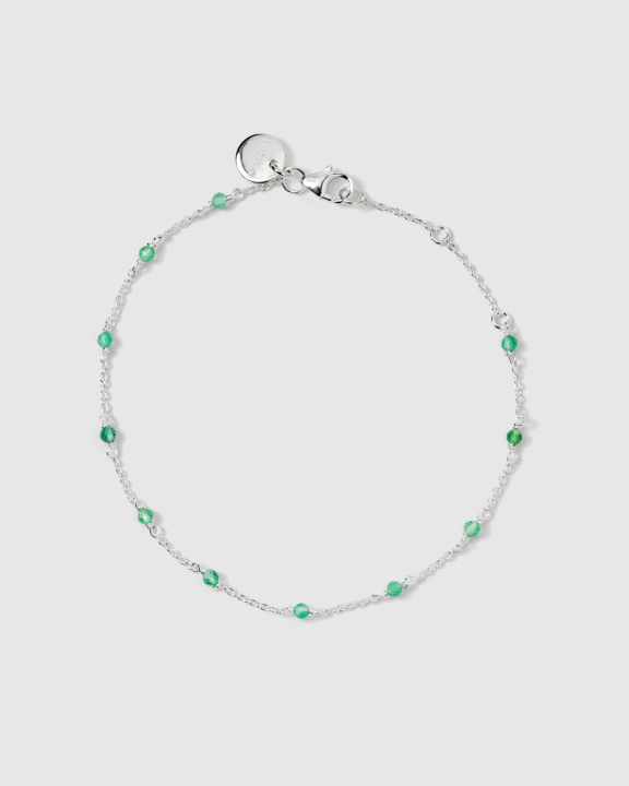 Santa Monica Bracelet Silver in der Gruppe Armbänder / Silberarmbänder bei SCANDINAVIAN JEWELRY DESIGN (BS1253GO)