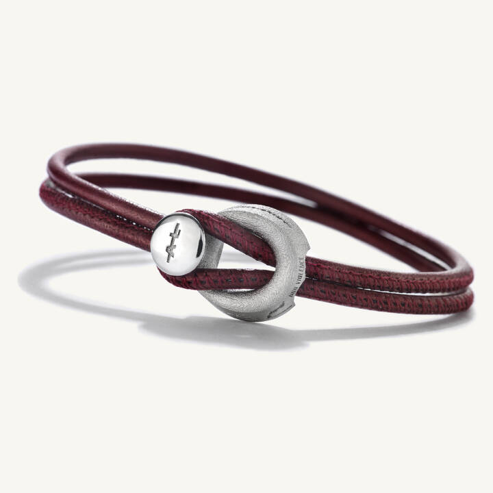 Changes Petite Leather Rosewood in der Gruppe Armbänder bei SCANDINAVIAN JEWELRY DESIGN (CHAP-LEA316HU-REDLEATHER)