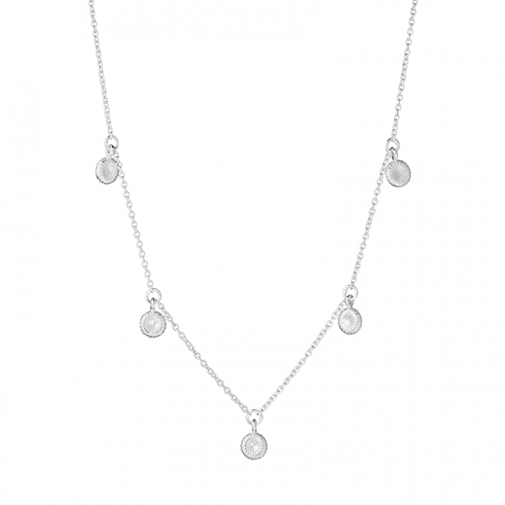 Coral drop full Halsketten Silber in der Gruppe Halsketten bei SCANDINAVIAN JEWELRY DESIGN (CRL-N3S451-S)