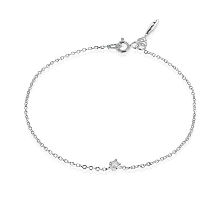 Diamond Sky drop Armbänder Silber in der Gruppe Armbänder / Diamantarmbänder bei SCANDINAVIAN JEWELRY DESIGN (DSY-B10170-S)